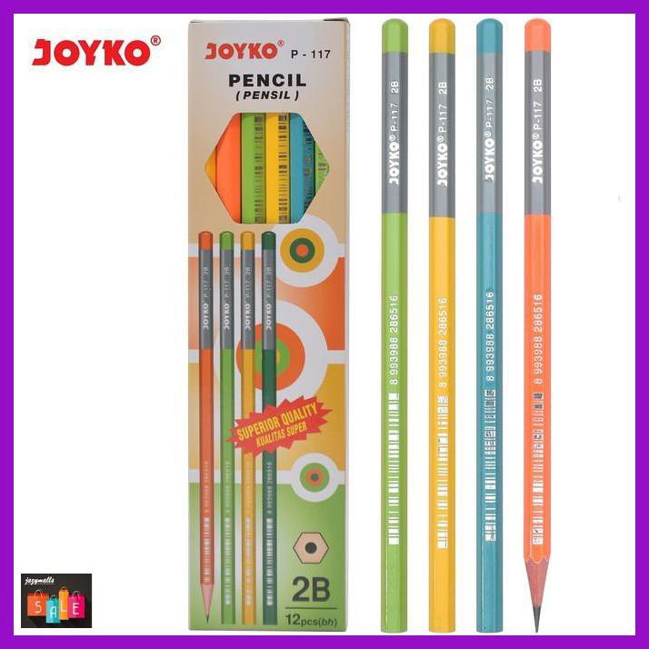 

Silutala- Pencil / Pensil Joyko P-117 / 2B / 1 Box 12 Pcs -Ori.