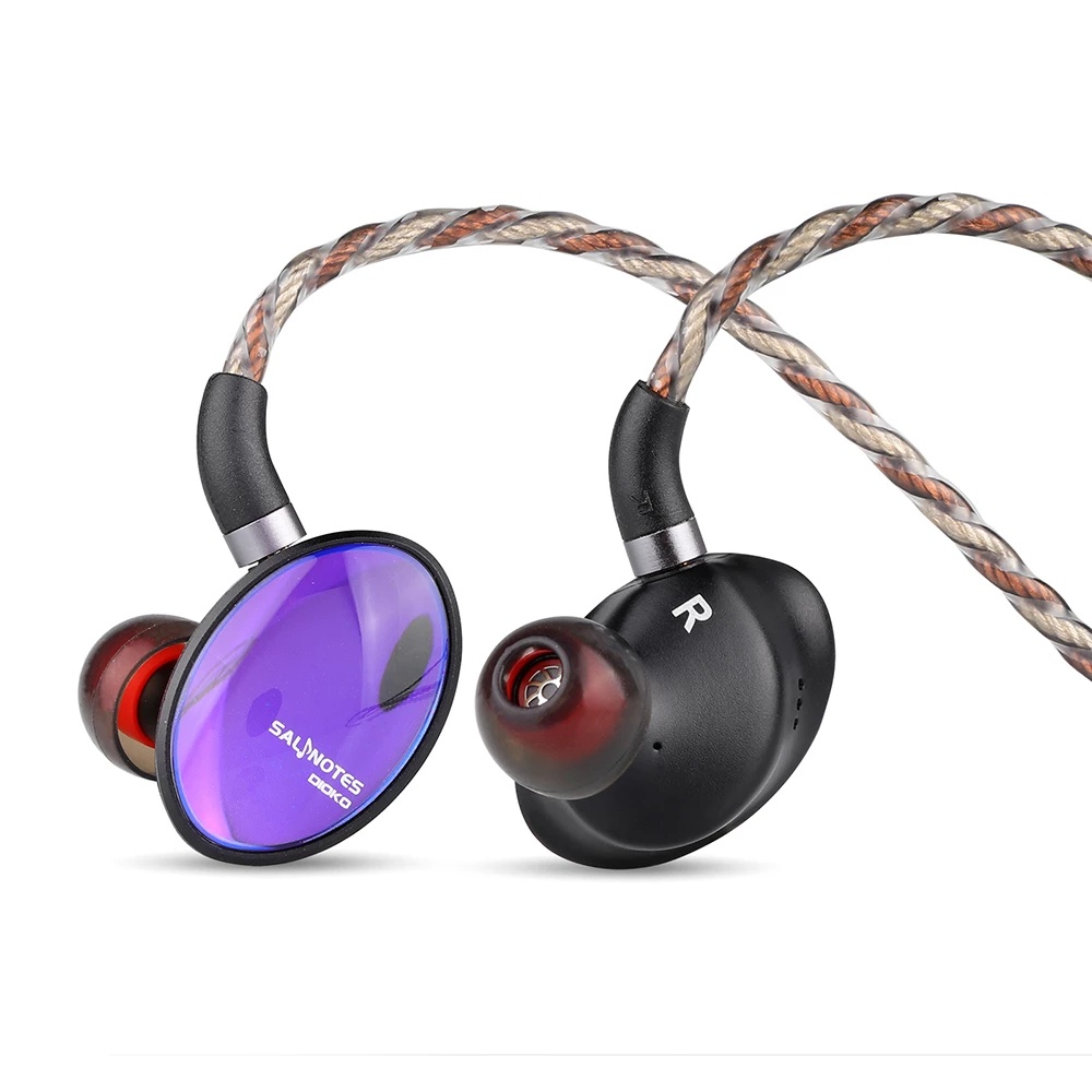 Dioko Earphone In Ear HiFi 7HZ 14.6mm 7HZ Bisa Dilepas Untuk Mendengarkan Musik