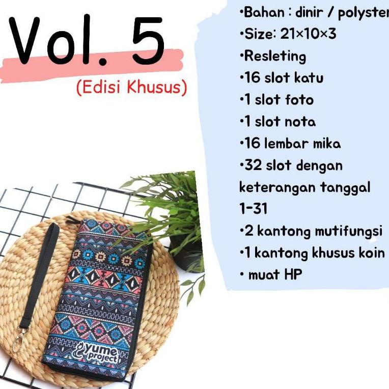 Dompet Anggaran Bulanan Yume Project Astoria Wallet organizer Dompet Pintar Dompet Disiplin [KLP.07A