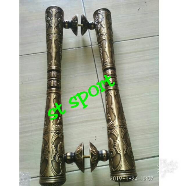 Handle pintu rumah motif godo panjang 57 cm