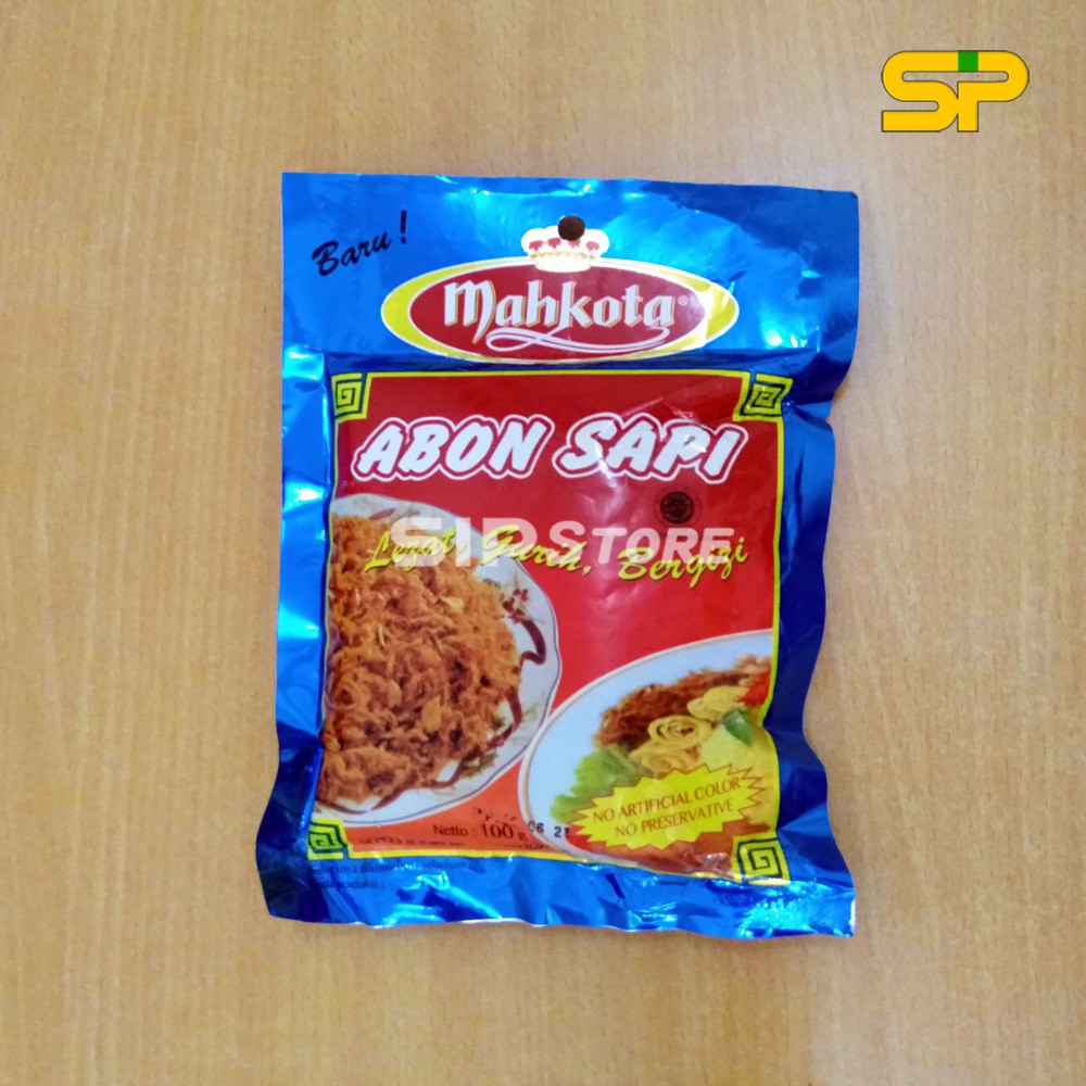 ABON MAHKOTA / Abon Sapi Spesial / Abon Sapi Halal 100gr