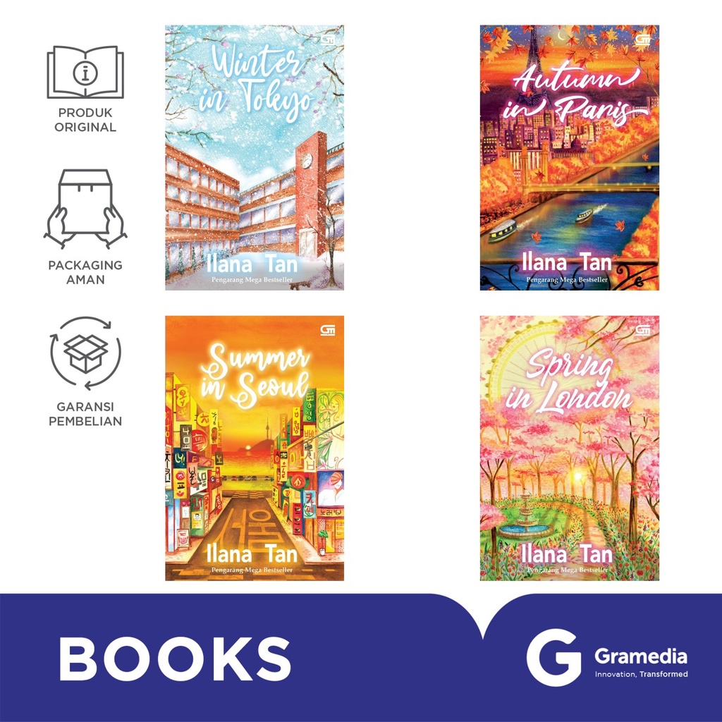 Paket Bundling Tetralogi Musim - Ilana Tan