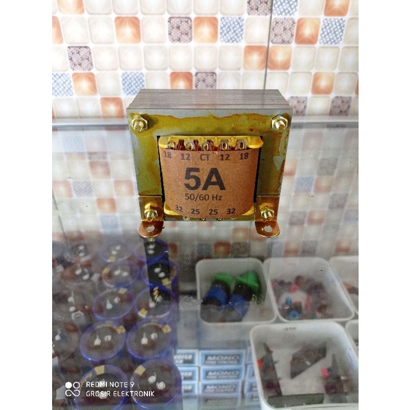trafo 5A CT 32 trafo 5A murni tembaga