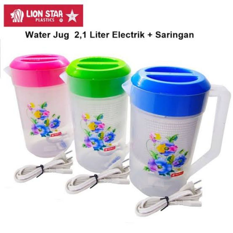 Lionstar Lion Star Water Jug Teko Listrik 2.1L Pemanas Air