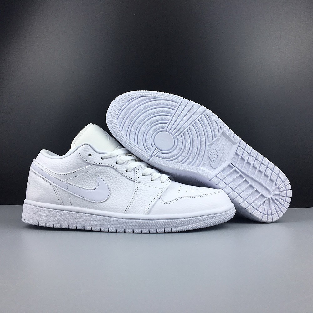 nike air jordan 1 triple white low