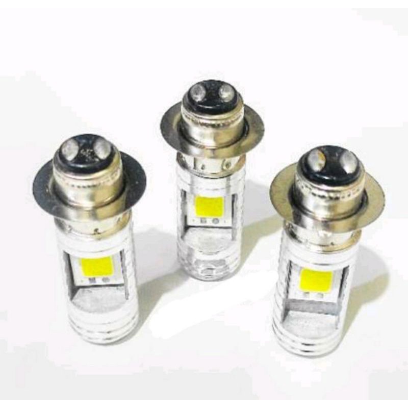 AC DC Lampu LED Utama Depan 2Led Motor Bebek dan Matic Soket H6 Led 2 Sisi  PnP - Putih-3