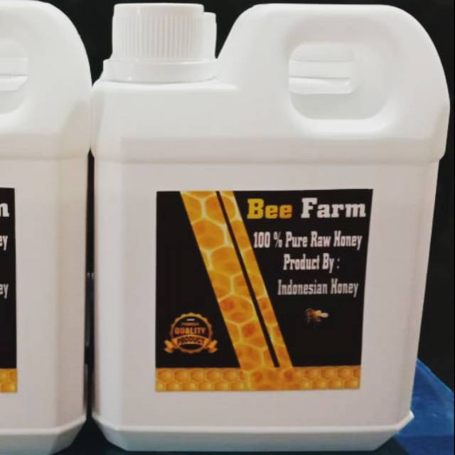 

Bee Farm Madu Murni Organik Nektar Randu 500 gram dan 1 Kg