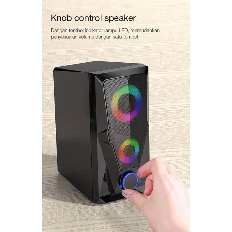 PROMO SPEAKER GAMEN KOMPUTER RS200 2in1 original