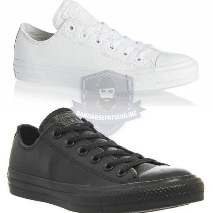 Pengiriman Cepat GRADE ORIGINAL SEPATU CONVERSE ALLSTAR ALL STAR OX KULIT LEATHER BARANG BAGUS