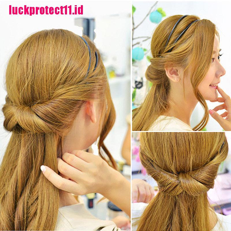 Ikat Rambut Elastis Double Layer Adjustable Untuk Wanita