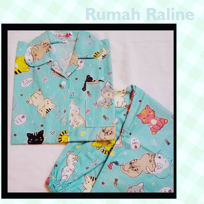 piyama anak unisex size L by. La pilla