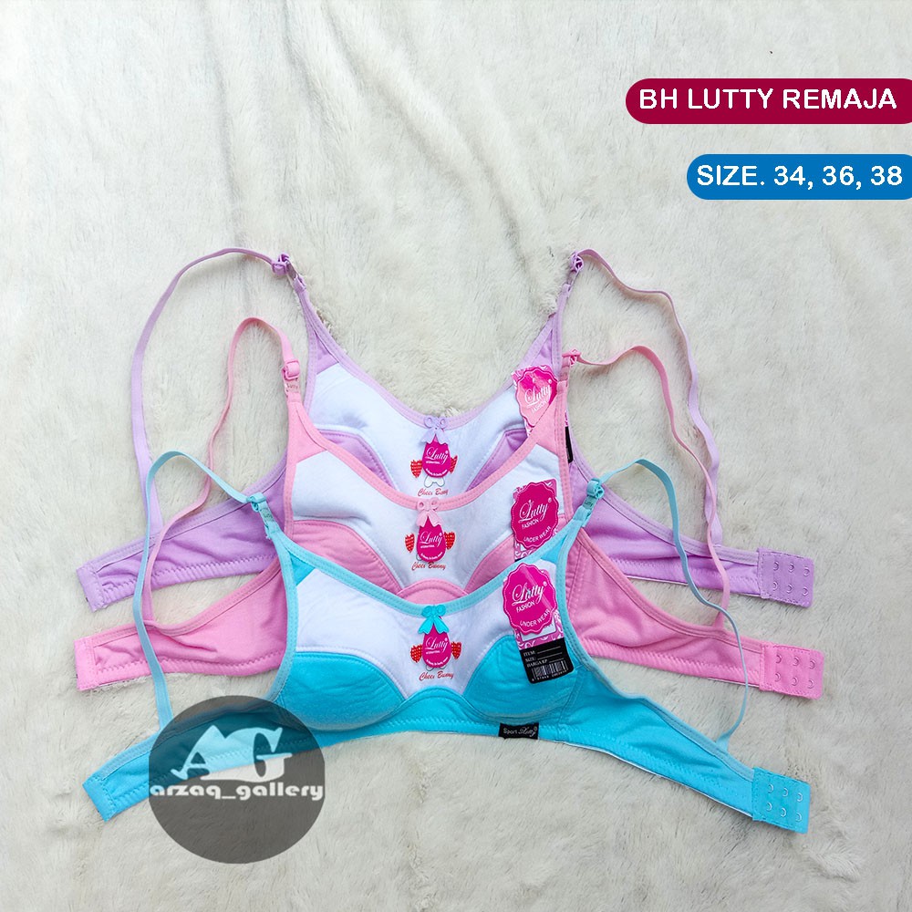 BH Lutty ABG Warna K 2 / Bra Remaja Tanpa Busa Kancing 2 / Bh Remaja / Bra Miniset / Bra Remaja / Bra Tanpa Busa / Bra Tanppa kAWAT / sport bra