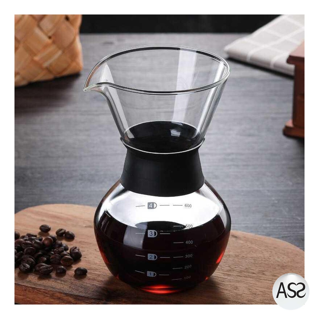 ASS Shop - OHFIN Coffee Maker Pot V60 Drip Kettle Teko Kopi Barista Filter SE111