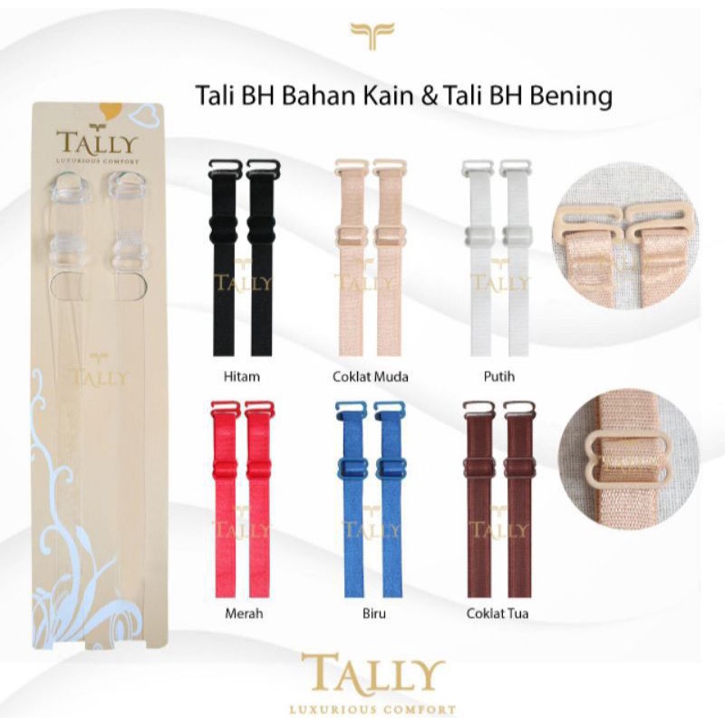 TALI BRA BENING DAN KAIN KARET/TALI BRA IMPORT LEBAR 1CM
