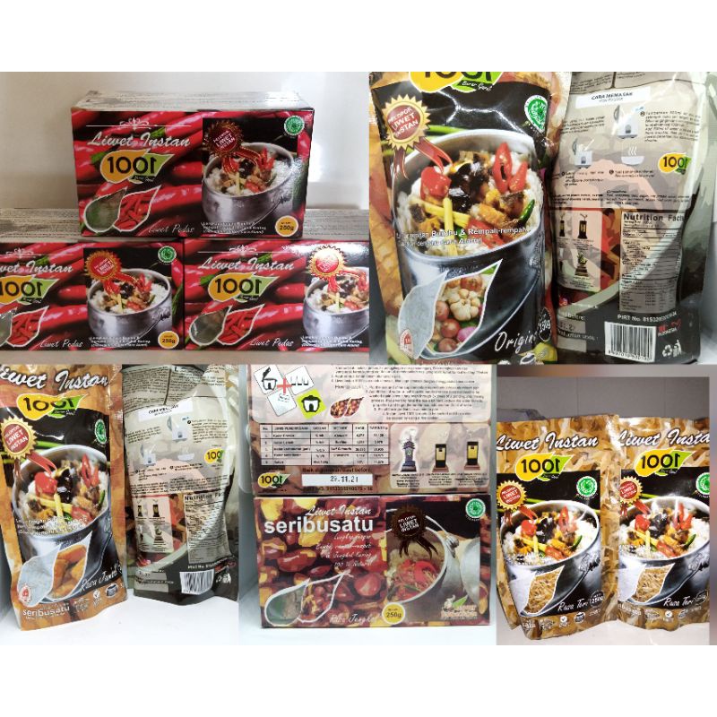 

Nasi Liwet Instant 1001 berat 250gr
