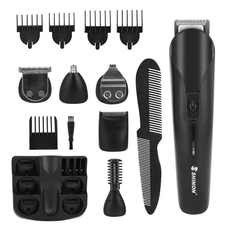 

CkeyiN 6 In 1 Alat Cukur Bulu Hidung/Jenggot/Kumis Elektrik Multifungsi Rechargeable Rc360