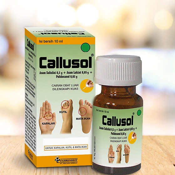 Callusol Obat Kutil Kapalan Mata Ikan - Callusol obat kapalan Callusol obat mata ikan - Katumbiri