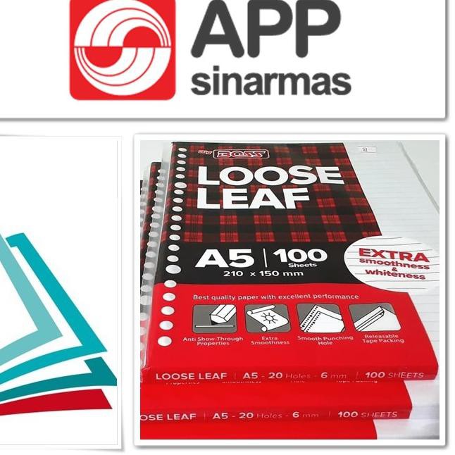 

Buruan Beli LDV A5 Isi 50 / 100 Lembar Kertas Binder 20 Ring GARIS / POLOS Loose Leaf A5 ZG Ready_