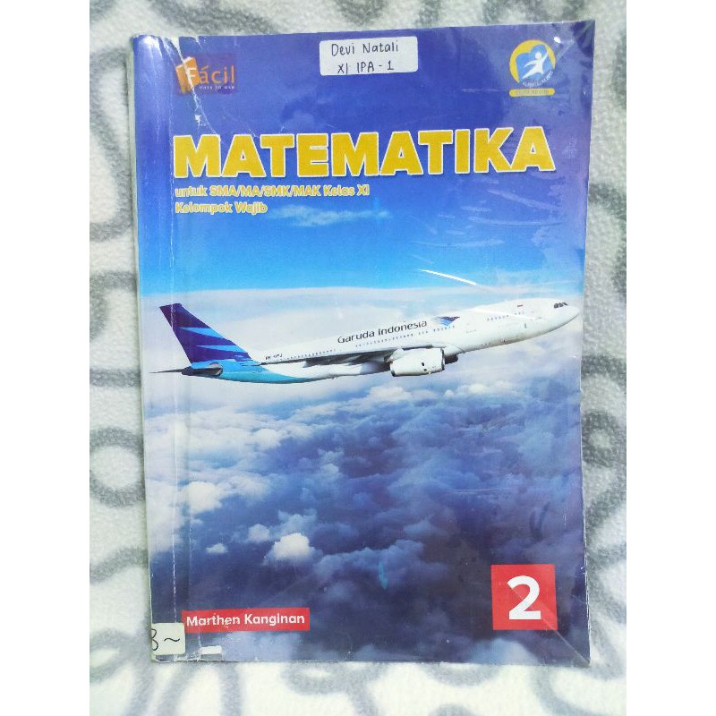 Buku Siswa Matematika Wajib 2 Kelas 11 - XI SMA/MA/SMK/MAK Revisi 2013 Facil