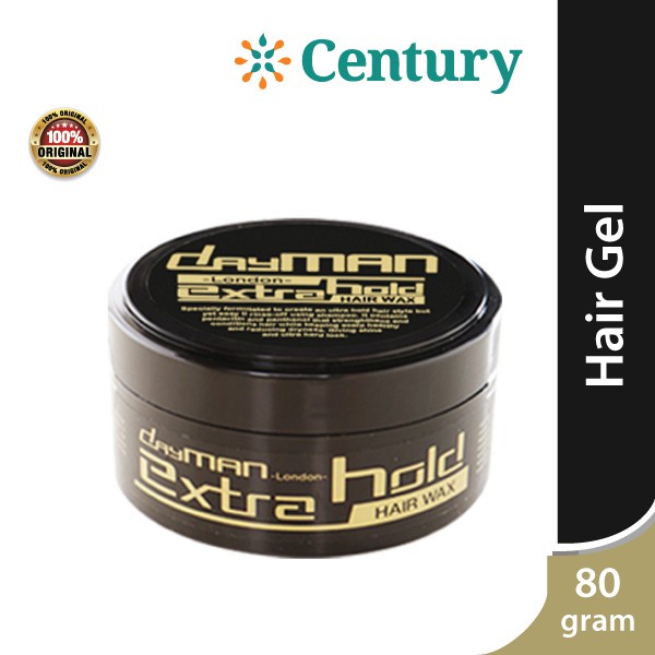 DAYMAN EXTRA HOLD HAIR WAX 80 gr / HAIR SYLING / PERAWATAN RAMBUT PRIA