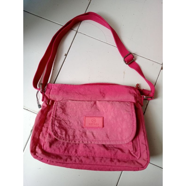 Tas Selempang Wanita Warna Pink