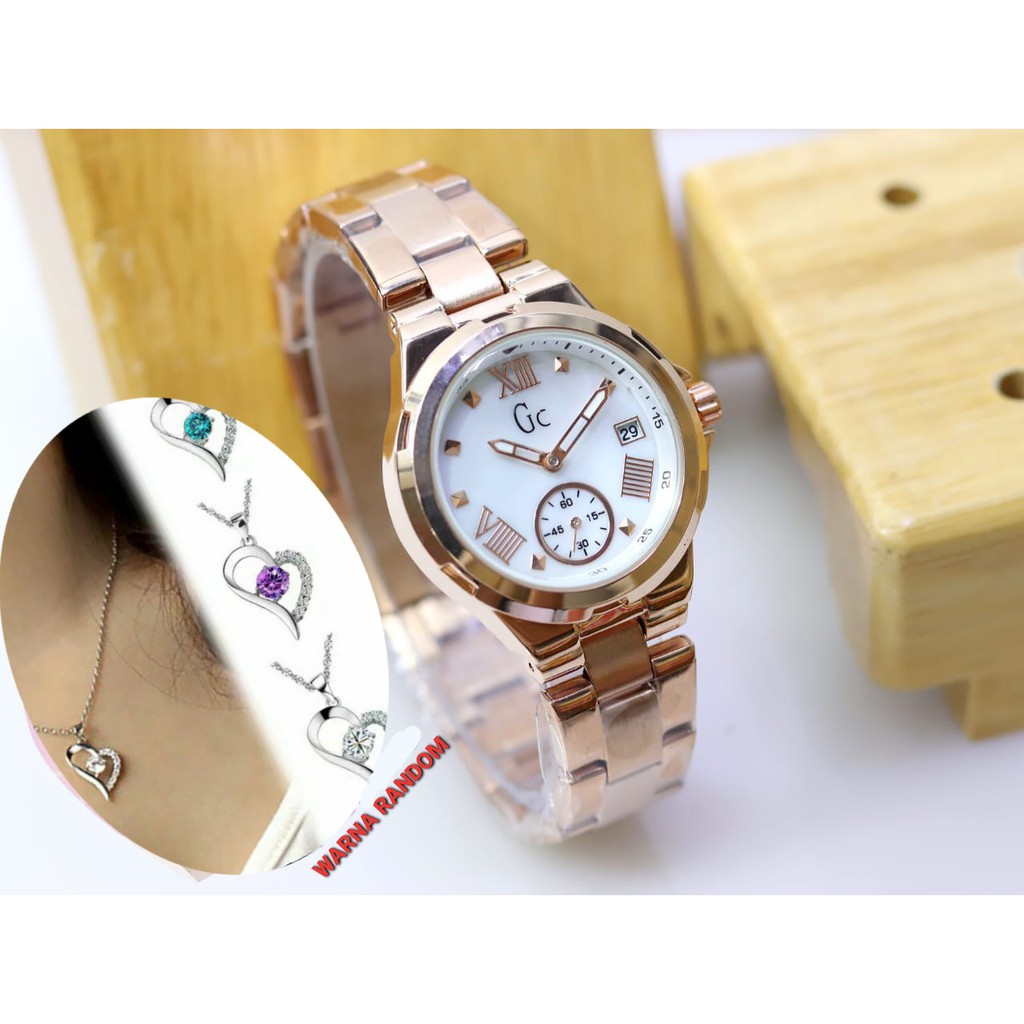 Jam tangan GC HC5122 Guess Collection romawi rantai detik bawah