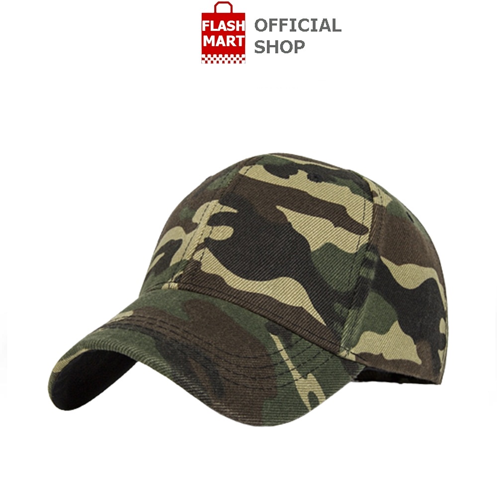 Flashmart Topi Trucker Baseball Camouflage Army Summer Hat Topi keren yang sangat cocok untuk di gunakan dalam kegiatan sehari hari ataupun olahraga di luar ruangan