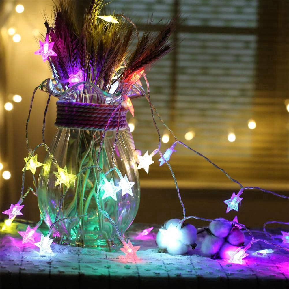 Lampu Peri String Bintang LED Tenaga USB Festival Xmas Party Lamp