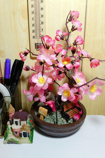 [bayar Di Tempat]gregorio Mini Ornament Miniatur Bangku Taman Kerajinan Diy House Decor Model Bangku