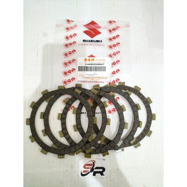 PLAT KOPLING KAMPAS KOPLING SUZUKI SGP ORIGINAL SATRIA FU 150 RGP TRS  THUNDER  125  KELENGKAPAN PRODUK 5 PIS