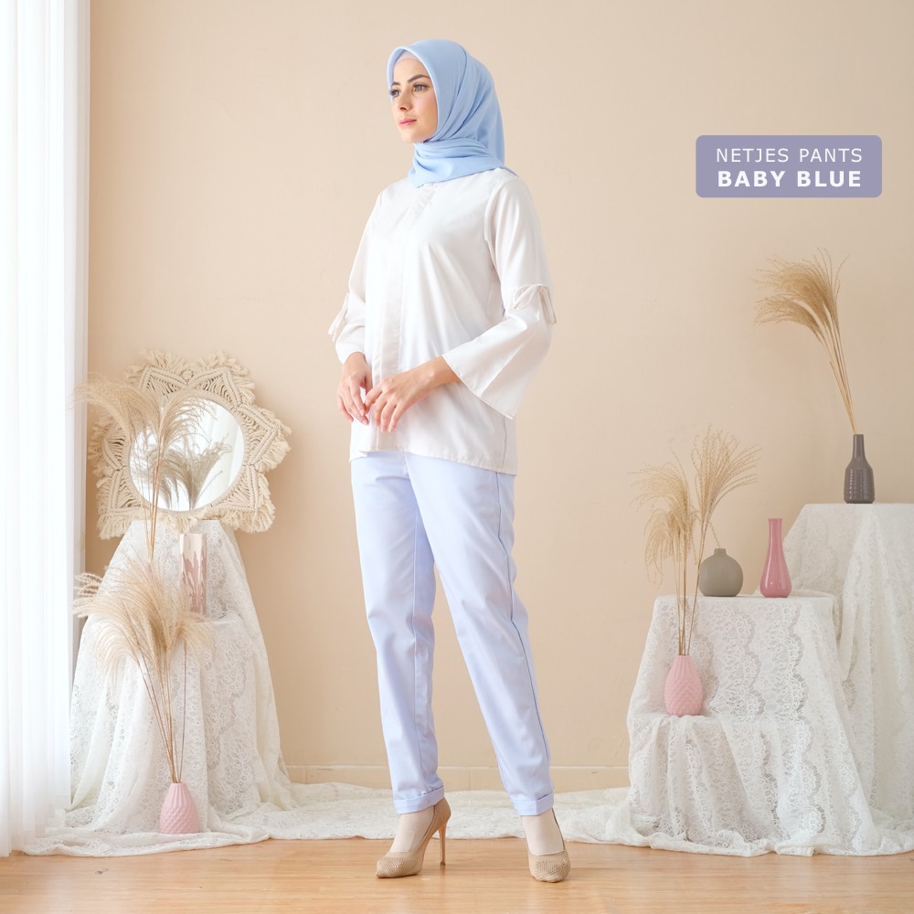 COD - M, L, XL, XXL ORIGINAL Celana Panjang Wanita - NETJES Pants SKU COLOR 2 of 2