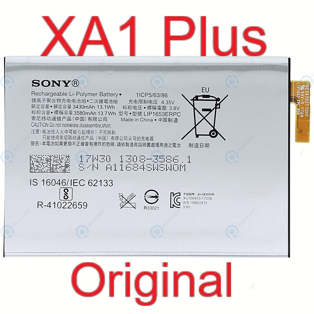 Original New Baterai Sony Xperia XA1 Plus / XA2 Plus / XA2 Ultra