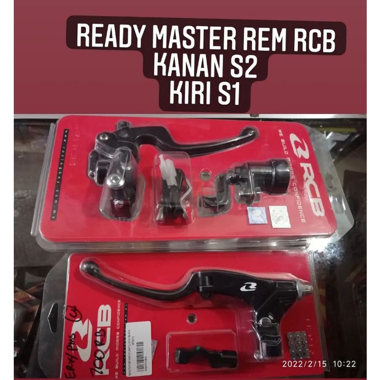 master rem rcb s1 14mm original dan handel rem atau kopling s1 mio beat vario scoopy aerox lexy tige