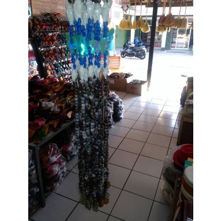 ♥I9A tirai kerang laut isi 19/20 rantai/,hiasan pintu kamar♣ .,.,