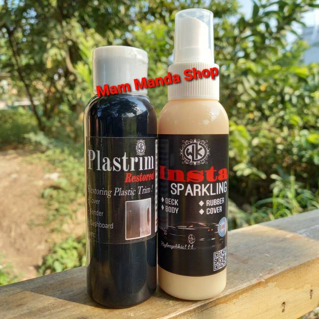 Penghitam body kasar dan Pengkilap body motor-Dasboard-Spakboard-Cover-Plastrim-Insta Sparkling