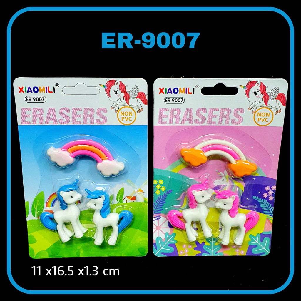 

MJ Penghapus ER-9007 Unicorn 3 pcs / Penghapus Pensil / Eraser