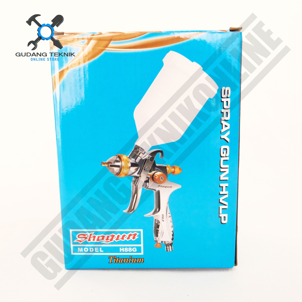 SHOGUN HVLP Spray Gun H88G Titanium Series 1.4mm / Alat semprotan semprot Cat SHOGUN