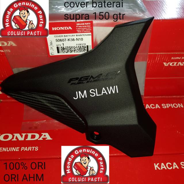 50607-K56-N10 cover  baterai cover tutup aki gtr supra 150 gtr ori honda ahm