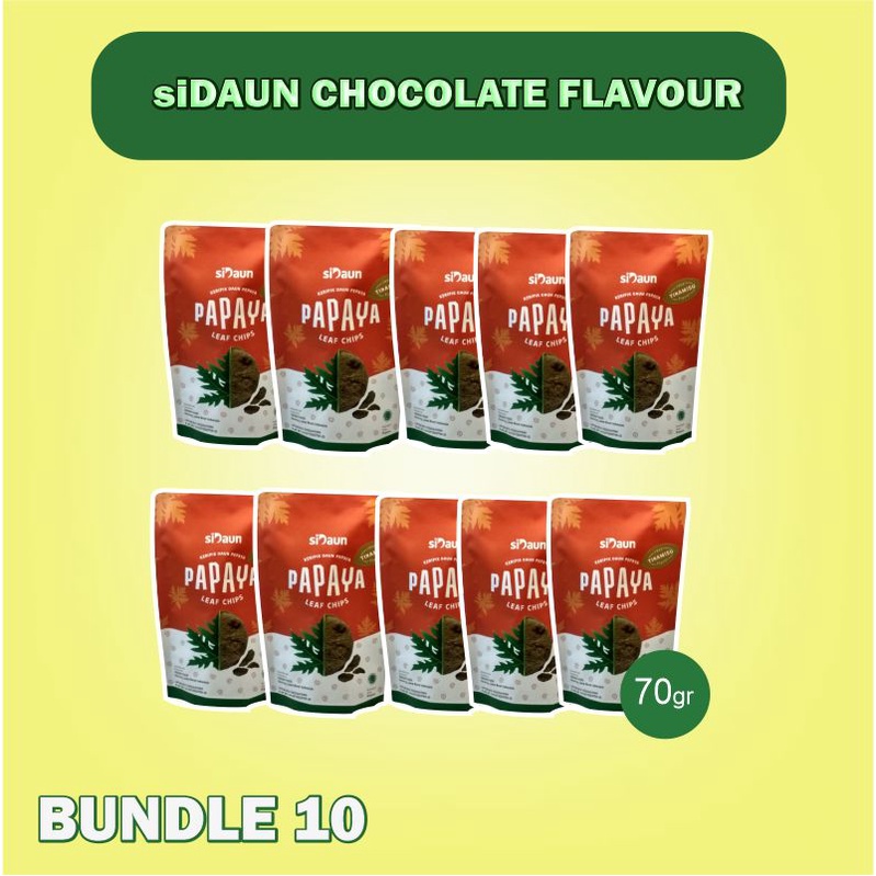 

SiDaun Papaya CHOCOLATE Flavour [70 gr] | Bundle 10