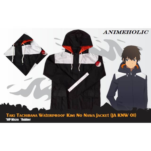Jaket Hoodie Semi Cosplay Kimi No Nawa Taki Tachibana (JA KNW 01]