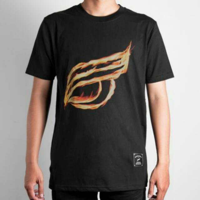 Kaos oblong Original Geoff Max Flame