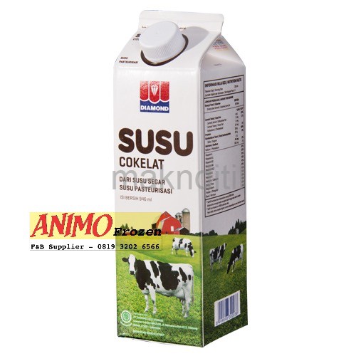 Fresh Milk / Susu Segar Diamond / Rasa Chocolate 1 Liter