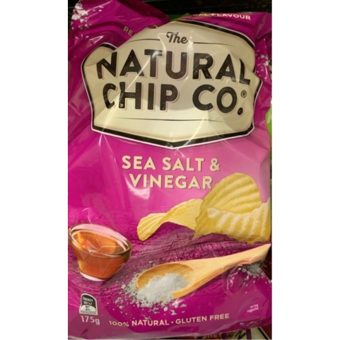 

NATURAL CHIP CO SEA SALT & VINEGAR POTATO CHIPS SNACK IMPORT