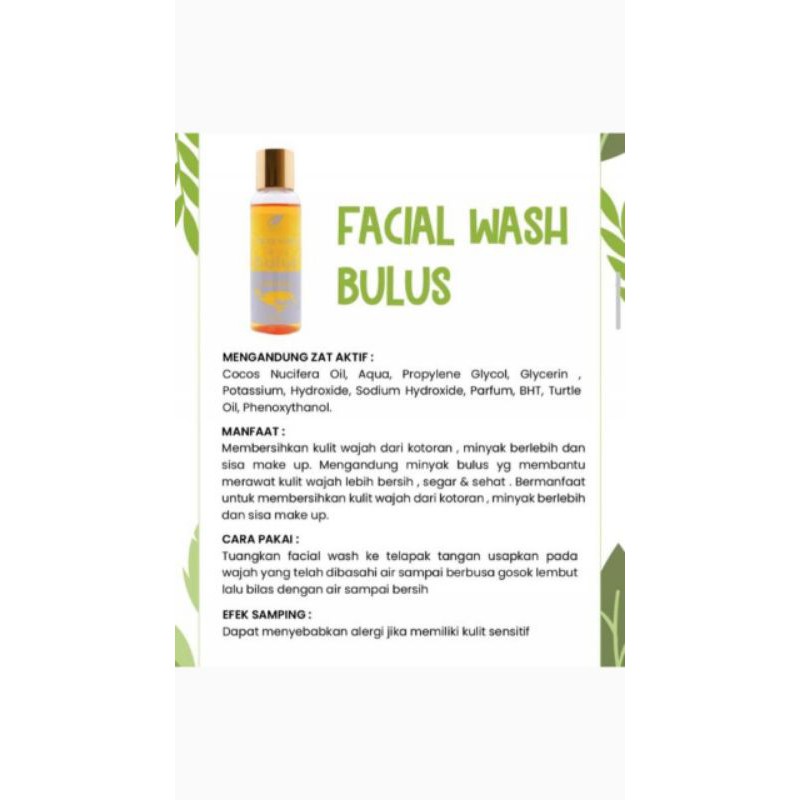 Facial wash bulus SR12, pencuci muka bulus LD FORCE