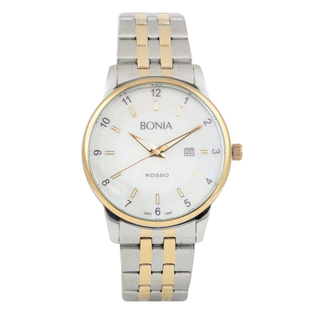 Bonia Rosso - BR10097-1355 - Jam Tangan Pria - Silver Gold