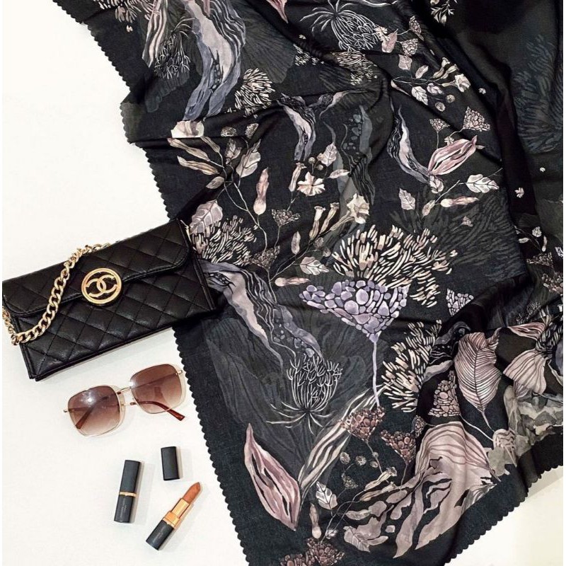 Maldiv Scarf Vanilla Hijab Black