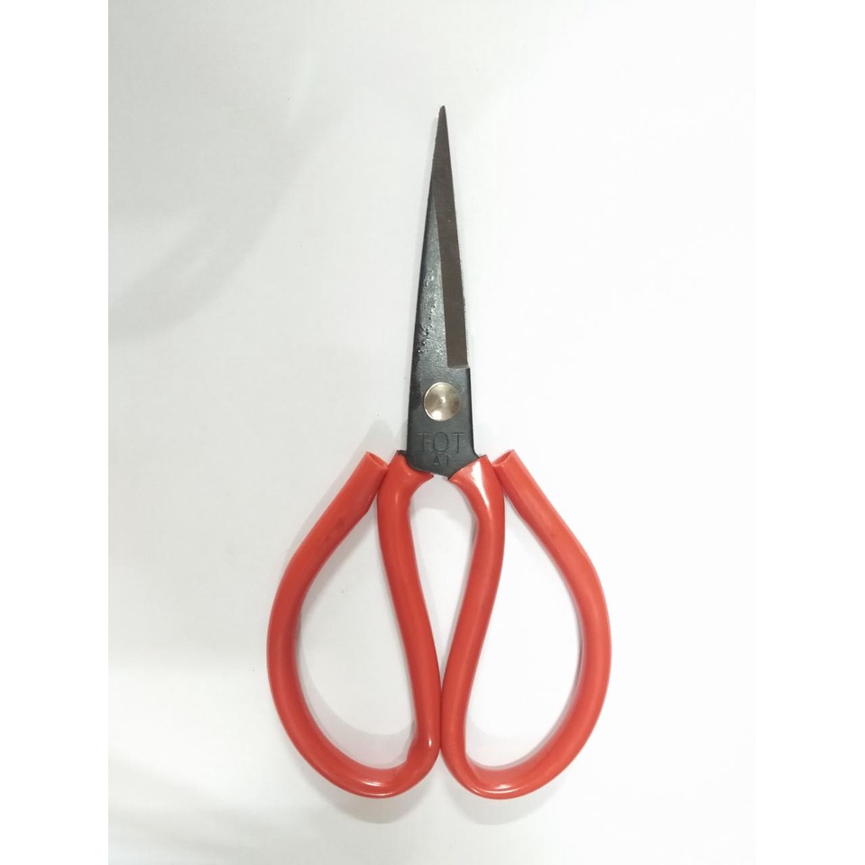 GUNTING POTONG BAHAN KAIN KULIT KODOK TAILOR SCISSORS GG MERAH