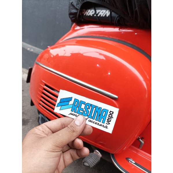 list lis tepong spakbor vespa vespa super sprint vbb vnb tahun tua stainles BAGUS