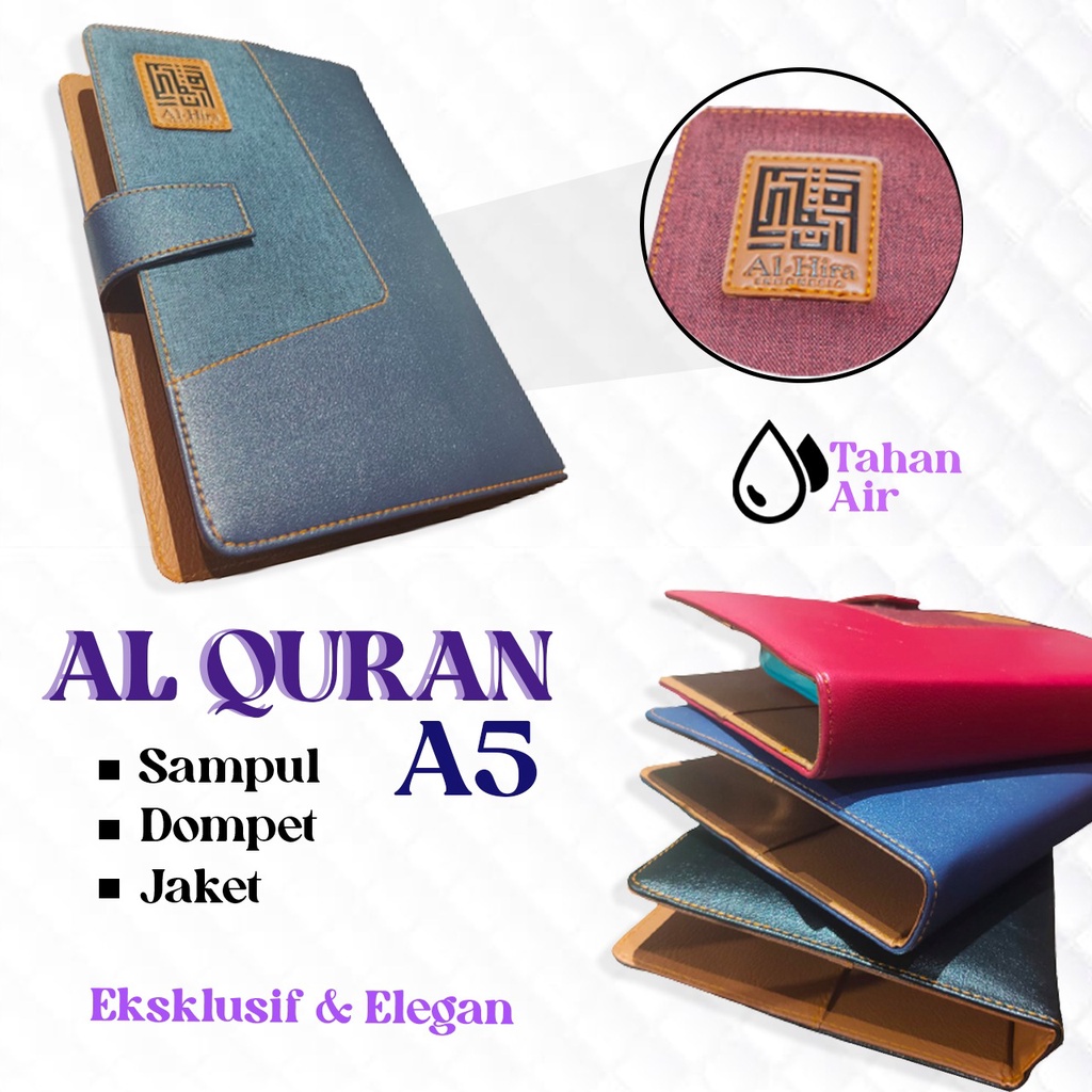 

Cover Sampul Jaket dompet Alquran Agenda A5 (15x21)