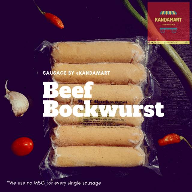 

Beef Bockwurst Sosis by @Kandamart